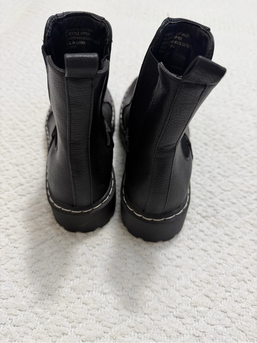 Sincerely Jules Hippie 2 Black Chunky Combat Boots Women’s Size 8.5 - Picture 5 of 12